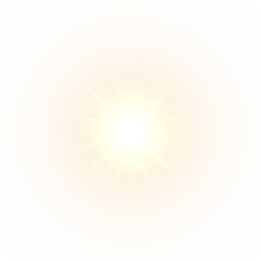 Obraz premium Luminous Flash Halo Shine PNG isolated on transparent background