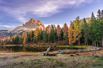 Alpy , Dolomity, Włochy, góry , Tre Cime © Daniel Folek