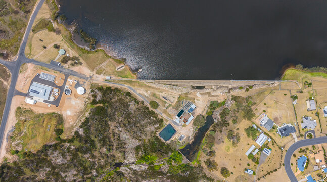 Tenterfield reservoir dam in northern New South Wales