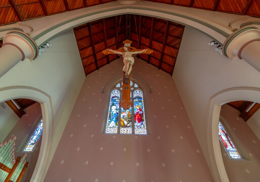 Interior of St Mary's Catholic Church in Grafton New South Wales