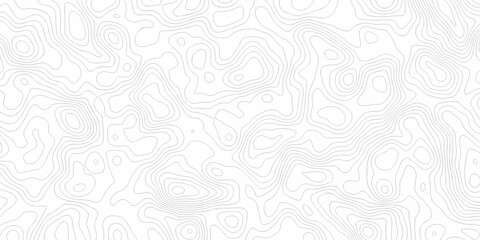 Minimal topography map area vector topo paper lines. Topographic contour lines grid map pattern design. Geographic mountain relief. Contour maps. Topo contour paper map design. © MdLothfor