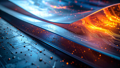 Flexible printed circuit board (FPC) symbolizing next-generation wearable technology