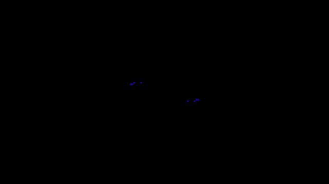 dual purple color flame skill magic in pixel art style with black screen background