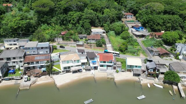 Paisagem Litor&acirc;nea Ba&iacute;a Mar Ribeir&atilde;o Da Ilha Fazenda De Ostras Frutos Do Mar Florian&oacute;polis Santa Catarina Brasil Ilha Cen&aacute;rio Costeiro Natureza Turismo Gastronomia