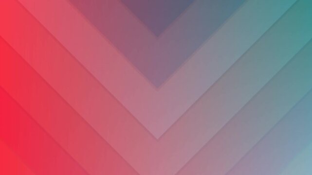 Animation of red to blue gradient with arrow shapes in background
