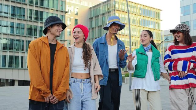 A delightful group of friends sharing laughter and genuine joy while enjoying a fun moment together. Their happiness is contagious and showcases the beauty of friendship and connection among peers.