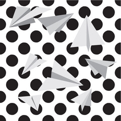 Fototapeta premium paper airplane.eps
