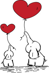 elephant family © Серине Хачатрян