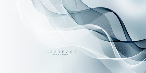 2d illustration Abstract futuristic electronic circuit technology background