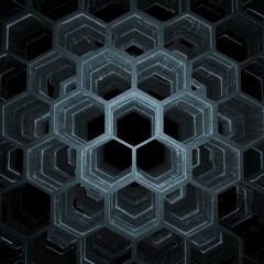 Abstract Hexagon Pattern Geometric Background Texture