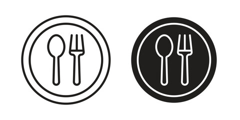 Food icon symbol design template. Vector 10 eps.