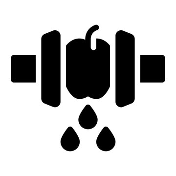 squeeze glyph icon