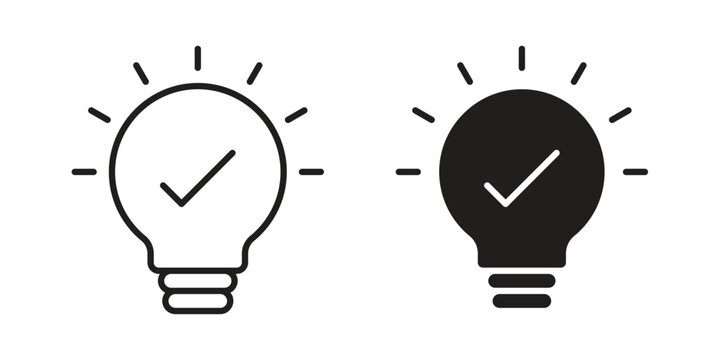 idea icon symbol design template. Vector 10 eps.