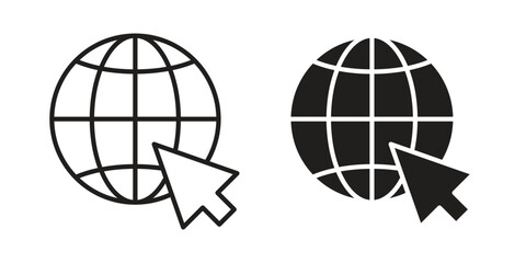 Internet icon symbol design template. Vector 10 eps. © Thadeu