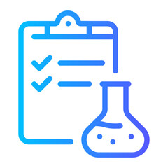 Obraz premium test gradient icon