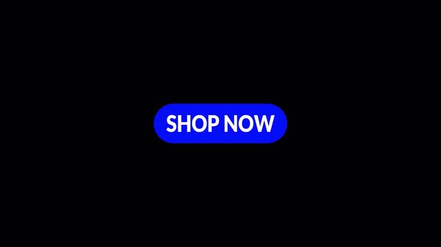 Shop now button with shopping cart icon on a transparent background. Shop now button invites immediate browsing. call to action button of shop now for, ecommerce, online shopping, with alpha channel .