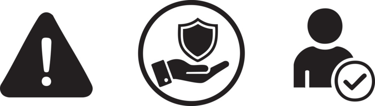 Warning Label Safety Sign Safety First Instruction Icon