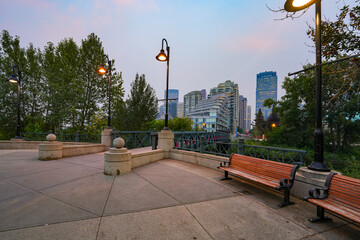 Naklejka premium Prince's Island Park in Calgary, Alberta, Canada