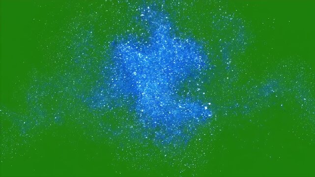 Green Background Displaying Color