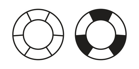 Life buoy icon symbol design template. Vector 10 eps. © Thadeu