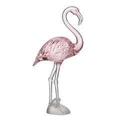 Obraz premium Glass flamingo figurine