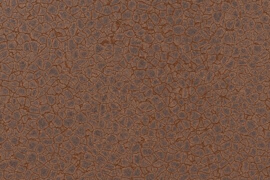 Weathered brown cracked earth texture background with dry organic parched ground pattern and soil details.