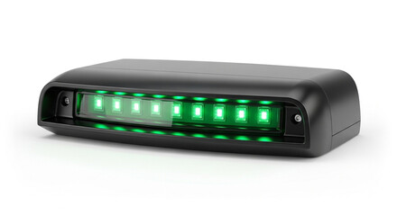 Futuristic Marine Deck Mounted Green Starboard LED Navigation Light