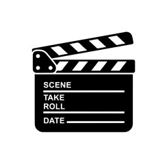 Obraz premium Film Clapperboard Icon
