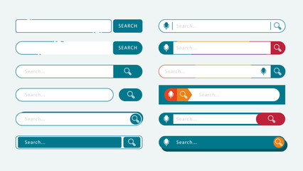 Clean gray web navigation bar with a set of modern UI buttons and icons