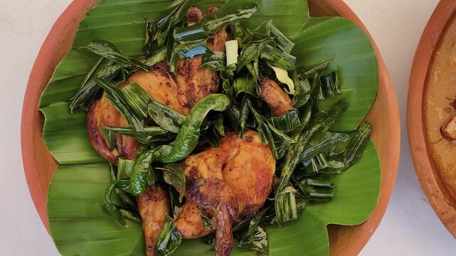 Acehnese Ayam Tangkap and Curry &ndash; Traditional Indonesian Cuisine