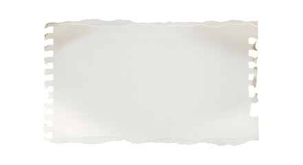 Obraz premium ripped paper torn edge scrapbook isolated on transparent png