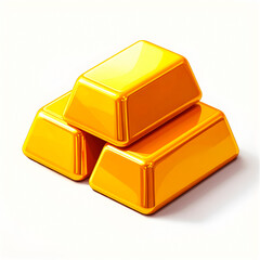 Goldbarren-3D-Illustration