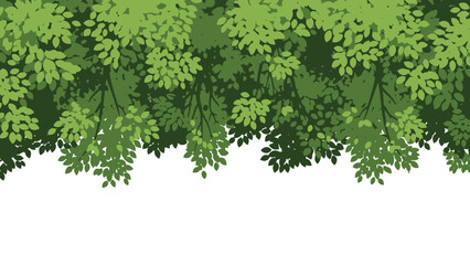 Lush green foliage forming a leafy canopy. © Hakagraph