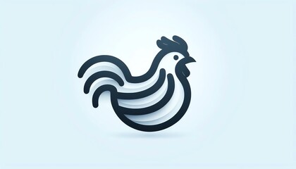 Obraz premium vector illustration of a chicken