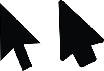 Obraz premium computer mouse cursors on white background