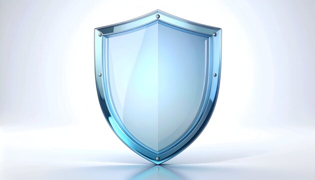 Transparent Shield - A Symbol of Protection and Security.