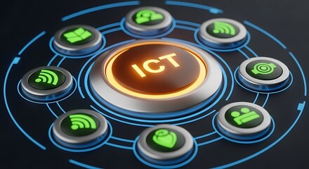 Modern technology and digital communication networks with ict at the center