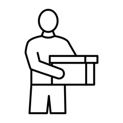 Jobless Unemployment Icon Vector Illustration