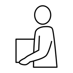 Jobless Unemployment Icon Vector Illustration