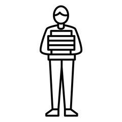 Jobless Unemployment Icon Vector Illustration