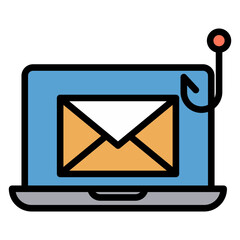 Phishing Cyber Security Warning Icon