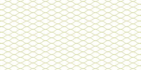 Mesh texture for fishing nets gold color gradient. Seamless pattern for sportswear or soccer goal, volleyball net, basketball hoop. abstract background vector. © jatim
