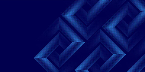 abstract hexagon background. dark blue background with overlapping hexagon element.