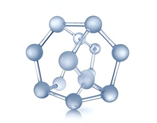 Molecular Structure Visualization - A Detailed Look at Atomic Bonds.