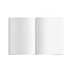 Fototapeta premium Two white rectangular objects side by side isolated on transparent background