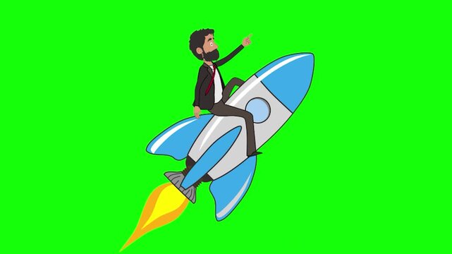 Office Worker Actions and Poses Pack 4 on Green Screen