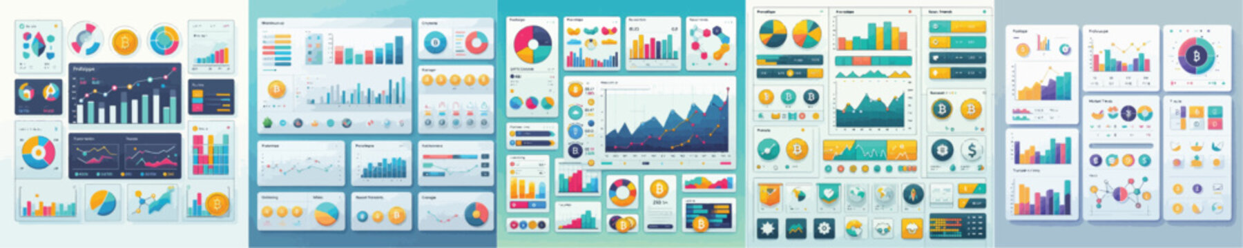 Vector of Crypto dashboard
