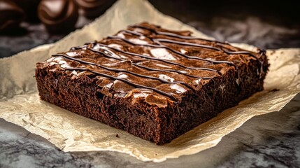 Enjoy the perfect treat: freshly baked brownies right from your kitchen.