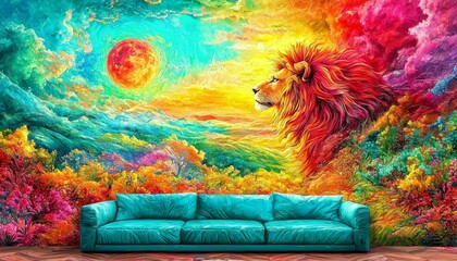 Artistic Mural Wallpaper for Home Decor