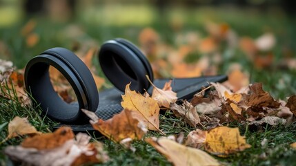 Serene background for your autumn music list. 